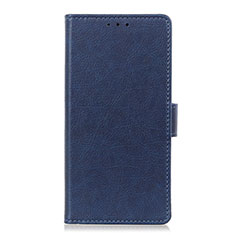 Custodia Portafoglio In Pelle Cover con Supporto L03 per Xiaomi Redmi 9AT Blu