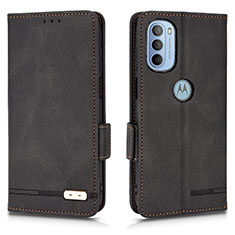 Custodia Portafoglio In Pelle Cover con Supporto L03Z per Motorola Moto G41 Nero