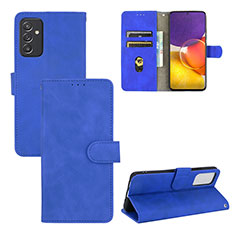 Custodia Portafoglio In Pelle Cover con Supporto L03Z per Samsung Galaxy A05s Blu