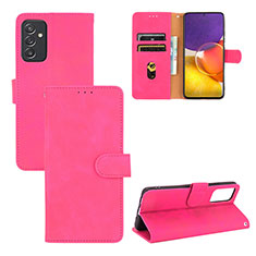 Custodia Portafoglio In Pelle Cover con Supporto L03Z per Samsung Galaxy A05s Rosa Caldo