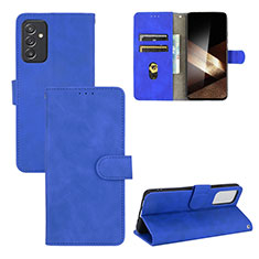 Custodia Portafoglio In Pelle Cover con Supporto L03Z per Samsung Galaxy A15 5G Blu