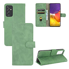 Custodia Portafoglio In Pelle Cover con Supporto L03Z per Samsung Galaxy A54 5G Verde