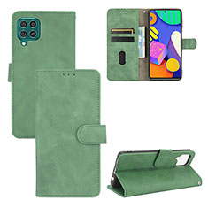 Custodia Portafoglio In Pelle Cover con Supporto L03Z per Samsung Galaxy M62 4G Verde