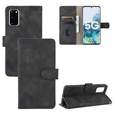 Custodia Portafoglio In Pelle Cover con Supporto L03Z per Samsung Galaxy S20 FE 5G Nero