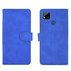 Custodia Portafoglio In Pelle Cover con Supporto L03Z per Xiaomi Redmi 10A 4G Blu
