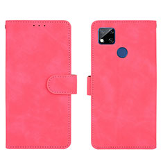 Custodia Portafoglio In Pelle Cover con Supporto L03Z per Xiaomi Redmi 10A 4G Rosa Caldo