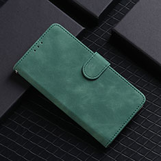 Custodia Portafoglio In Pelle Cover con Supporto L03Z per Xiaomi Redmi 10X 4G Verde