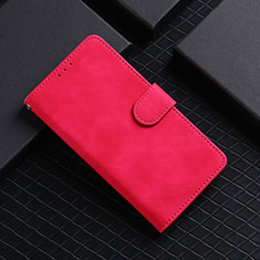 Custodia Portafoglio In Pelle Cover con Supporto L03Z per Xiaomi Redmi 10X Pro 5G Rosa Caldo