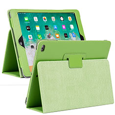 Custodia Portafoglio In Pelle Cover con Supporto L04 per Apple iPad 10.2 (2020) Verde Pastello
