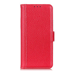 Custodia Portafoglio In Pelle Cover con Supporto L04 per Apple iPhone 12 Mini Rosso