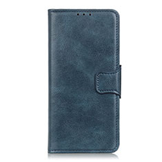 Custodia Portafoglio In Pelle Cover con Supporto L04 per Huawei Honor 30S Blu