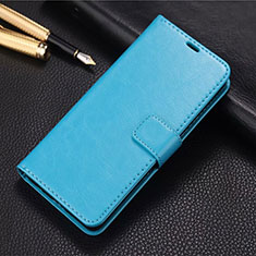 Custodia Portafoglio In Pelle Cover con Supporto L04 per Huawei Honor 9X Pro Cielo Blu