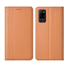 Custodia Portafoglio In Pelle Cover con Supporto L04 per Huawei Honor Play4 Pro 5G Arancione