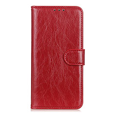 Custodia Portafoglio In Pelle Cover con Supporto L04 per Huawei Mate 40 Lite 5G Rosso