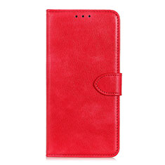 Custodia Portafoglio In Pelle Cover con Supporto L04 per Huawei Mate 40 Pro Rosso