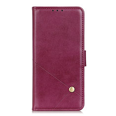 Custodia Portafoglio In Pelle Cover con Supporto L04 per Huawei Nova 8 5G Rosso Rosa