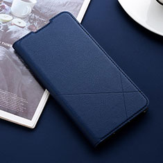 Custodia Portafoglio In Pelle Cover con Supporto L04 per Huawei P30 Lite Blu