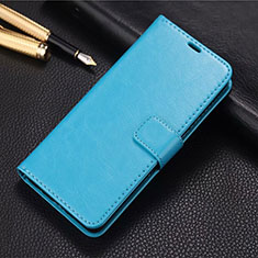 Custodia Portafoglio In Pelle Cover con Supporto L04 per Huawei Y9s Cielo Blu