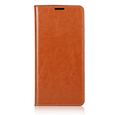 Custodia Portafoglio In Pelle Cover con Supporto L04 per Samsung Galaxy A71 4G A715 Arancione