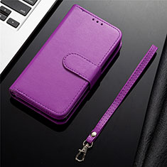 Custodia Portafoglio In Pelle Cover con Supporto L04 per Samsung Galaxy S20 Plus 5G Viola