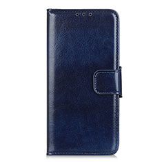 Custodia Portafoglio In Pelle Cover con Supporto L04 per Xiaomi Mi Note 10 Lite Blu