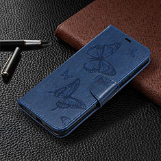 Custodia Portafoglio In Pelle Cover con Supporto L04 per Xiaomi Redmi 10A 4G Blu