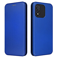 Custodia Portafoglio In Pelle Cover con Supporto L04Z per Huawei Honor X5 Blu