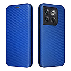 Custodia Portafoglio In Pelle Cover con Supporto L04Z per OnePlus 10T 5G Blu