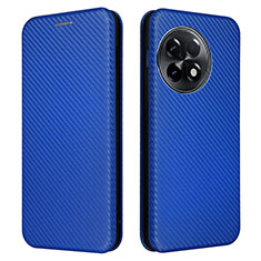 Custodia Portafoglio In Pelle Cover con Supporto L04Z per OnePlus Ace 2 5G Blu