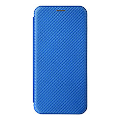 Custodia Portafoglio In Pelle Cover con Supporto L04Z per Realme C25 Blu