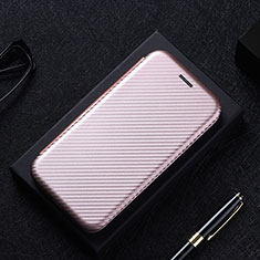 Custodia Portafoglio In Pelle Cover con Supporto L04Z per Samsung Galaxy A81 Oro Rosa