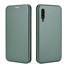 Custodia Portafoglio In Pelle Cover con Supporto L04Z per Samsung Galaxy A90 5G Verde