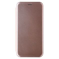 Custodia Portafoglio In Pelle Cover con Supporto L04Z per Samsung Galaxy M02 Oro Rosa