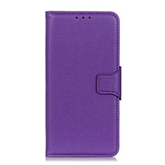 Custodia Portafoglio In Pelle Cover con Supporto L05 per Huawei Honor 9S Viola