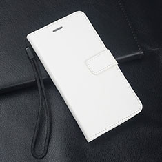 Custodia Portafoglio In Pelle Cover con Supporto L05 per Huawei Honor 9X Pro Bianco