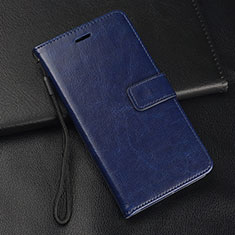Custodia Portafoglio In Pelle Cover con Supporto L05 per Huawei Honor 9X Pro Blu