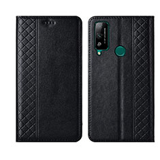 Custodia Portafoglio In Pelle Cover con Supporto L05 per Huawei Honor Play4T Nero