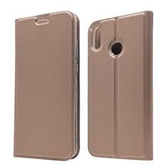 Custodia Portafoglio In Pelle Cover con Supporto L05 per Huawei Honor V10 Lite Oro Rosa