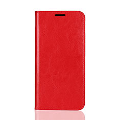 Custodia Portafoglio In Pelle Cover con Supporto L05 per Huawei Mate 20 Lite Rosso
