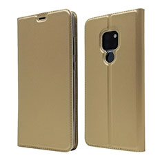 Custodia Portafoglio In Pelle Cover con Supporto L05 per Huawei Mate 20 Oro