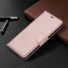 Custodia Portafoglio In Pelle Cover con Supporto L05 per Nokia 5.3 Oro Rosa