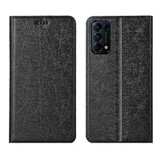 Custodia Portafoglio In Pelle Cover con Supporto L05 per Oppo Find X3 Lite 5G Nero