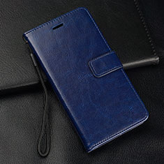 Custodia Portafoglio In Pelle Cover con Supporto L05 per Oppo K5 Blu