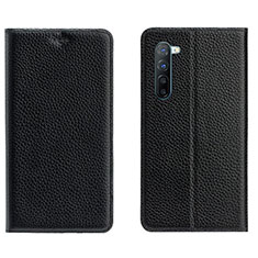 Custodia Portafoglio In Pelle Cover con Supporto L05 per Oppo K7 5G Nero