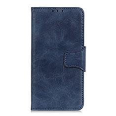 Custodia Portafoglio In Pelle Cover con Supporto L05 per Samsung Galaxy M11 Blu
