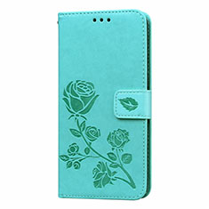 Custodia Portafoglio In Pelle Cover con Supporto L05 per Samsung Galaxy M21s Verde