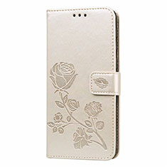 Custodia Portafoglio In Pelle Cover con Supporto L05 per Samsung Galaxy M31 Oro
