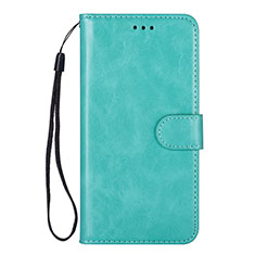 Custodia Portafoglio In Pelle Cover con Supporto L05 per Samsung Galaxy S20 5G Ciano