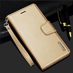 Custodia Portafoglio In Pelle Cover con Supporto L05 per Samsung Galaxy S21 5G Oro