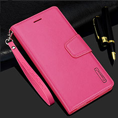 Custodia Portafoglio In Pelle Cover con Supporto L05 per Samsung Galaxy S21 5G Rosa Caldo